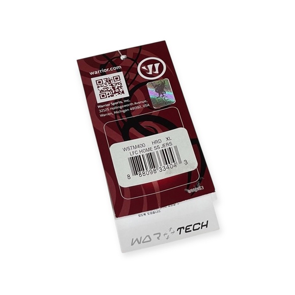 new Warrior ᯾ FC Liverpool Football Club Standard Chartered Jersey Home Kit ᯾ XL - Picture 13 of 16